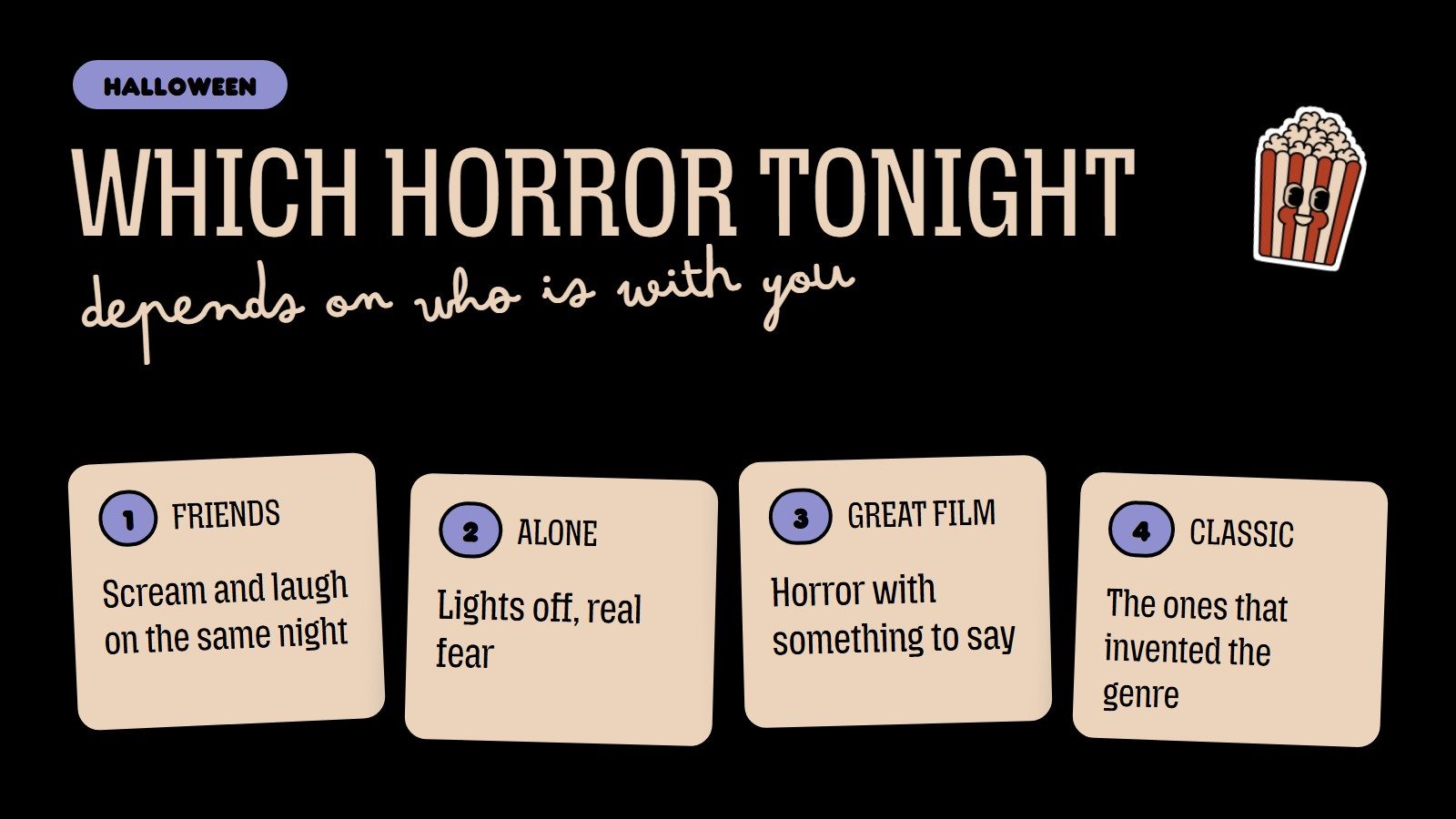 Which horror tonight